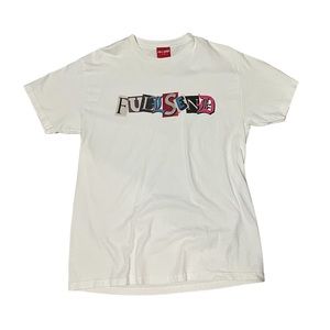Full Send by Nelk Boys Ransom Logo White Tee Shirt Mens Large